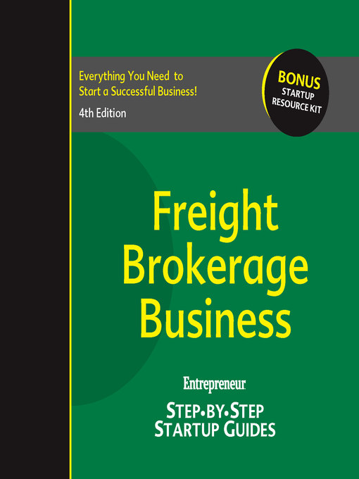 Title details for Freight Brokerage Business by The Staff of Entrepreneur Media - Available